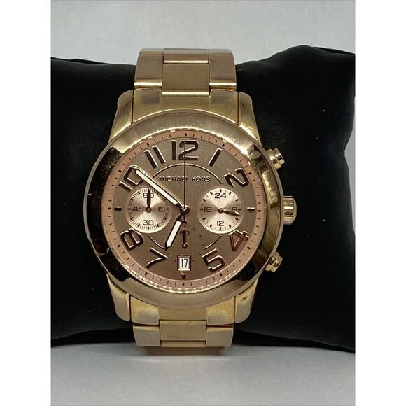 Michael Kors Mercer MK5727 Womens Stainless Steel Analog Dial Quartz Watch OP739 - Picture 3 of 12